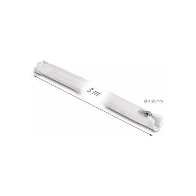 Immagine prodotto di DELOCK Geflechtschlauch Reißverschl. hitzebest.3mx20mm weiß