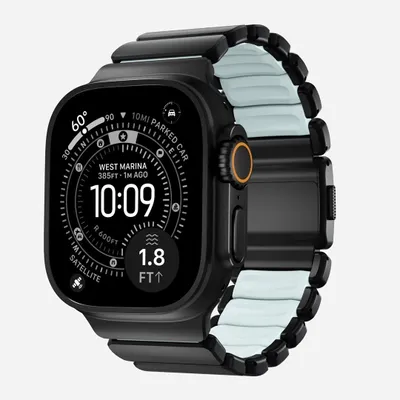 Zdjęcie produktu dla Nomad NM009896858, Band, Smartwatch, Czarny, Apple, Ultra 1-11 and SE, Tytan