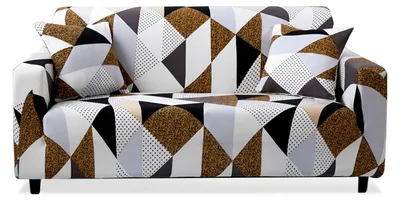 Image de Elzusha - Housse extensible pour canapé, modèle 1 place, lavable et universelle