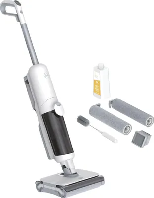 Image de Aspirateur Balai Laveur sans Fil Hoover HW500, Double Rouleau, Moteur 230W, Autonomie 30min, Eau et Poussière