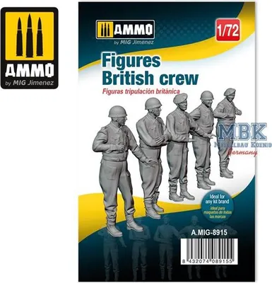 Image de Munitions de MIG AMIG8915 Figurines Équipage britannique 1/72