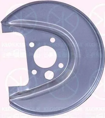 Produktbild von KLOKKERHOLM Spritzblech Bremsscheibe für VW Golf IV Schrägheck (1J1) Hinten Rechts 9523878 Ankerblech