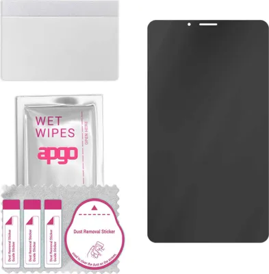 Produktbild von apgo Hybrid Privacy Schutzglas, Matt, kompatibel mit Lenovo Tab M7, Anti-Spy, toller Ersatz für Hartglas, kratzfester Displayschutzglas, Displayschutz, Full Glue