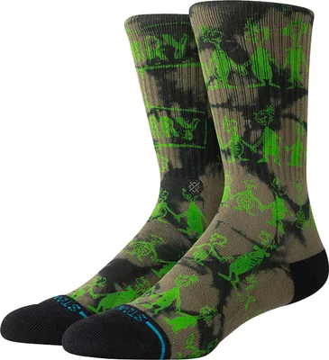 Stance Socken DOWN IN WHOVILE CREW - black