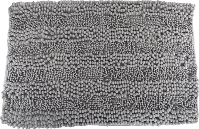 Produktbild von Badteppich mit rutschhemmender Rückseite Badmatte Chenille 50x80 cm