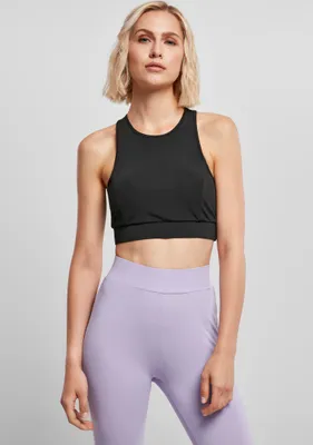 Produktbild von Urban Classics TB4757 | Ladies High Neck Tech Bra XS bis 5XL - Farbe: Black - Größe: M