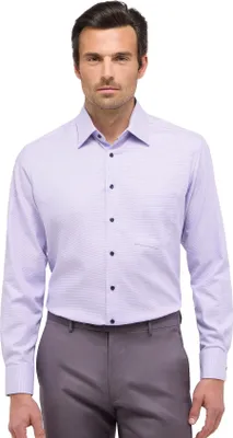 Produktbild von Eterna Hemd lila langarm modern fit