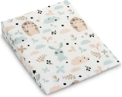 Obrázok produktu pre Obliečka na detský vankúš - Sensillo klin 30x37 cm ježko a zajac