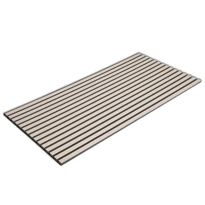 Obrázek produktu pro Clanmacy akustický panel MDF obklad stěn přírodní akustický panel moderní stěnové panely z dřevěné dýhy a plsti 2x 120x60x2,1cm dubové dřevo