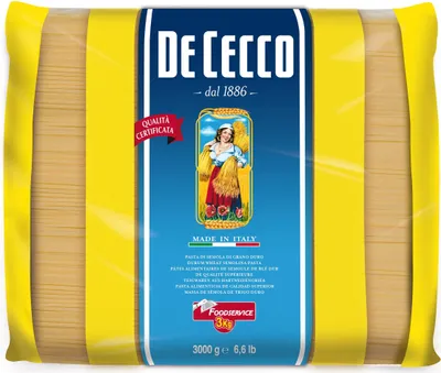Produktbild von De Cecco Penne Lisce Pasta di Semola di Grano Duro Hartweizengrieß Pasta 100% Italienische Pasta Kurze Pasta Packung mit 3Kg