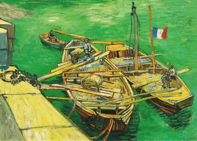 Produktbild von Kunstkarte Vincent van Gogh "Rhonebarken"