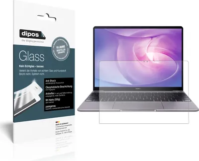Produktbild von 2x Schutzfolie für Huawei Matebook 13 matt - Anti-Shock 9H Folie dipos Glass Kunststoffglas