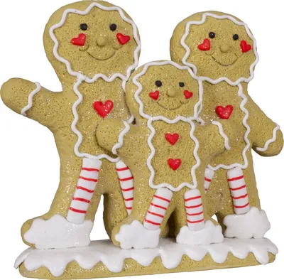 Produktbild von Lebkuchenfamilie 15cm Lebkuchenmann Dekofigur Weihnachten