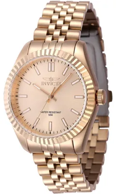 Obrázok produktu pre Invicta Specialty 47509 Dámske Hodinky - Quartz Hnutie - Nerezová Oceľ so Růžovým Zlatým Ciferníkom - 36 mm
