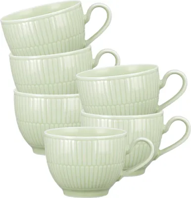 Produktbild von Seltmann Weiden Amina Seladon Kaffeeobertasse 0,25 l 6er Set