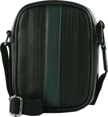 Immagine prodotto di Ted Baker borsa a tracolla Evver StripedPoliuretanoFlight Bag Black nero