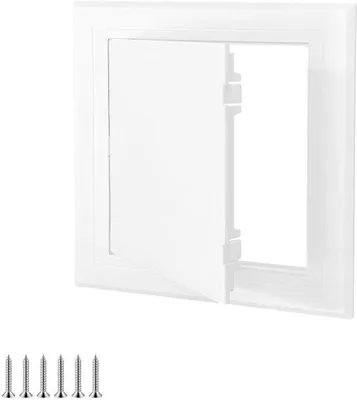 Produktbild von Kunststoff-Zugangspanel 150 x 150 mm - Übermalbar - Einfaches Design - Wartungslösung - Zugangstür - Schön zu installieren - Kunststoff - Übermalbar - 150 x 150 mm