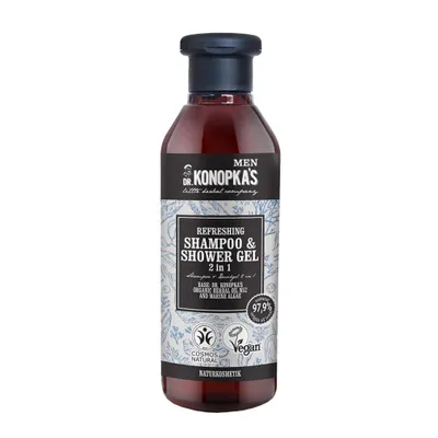 Obrázok produktu pre Dr.konopkas 2V1 Šampón A Sprchový Gél Osviežujúci 280Ml