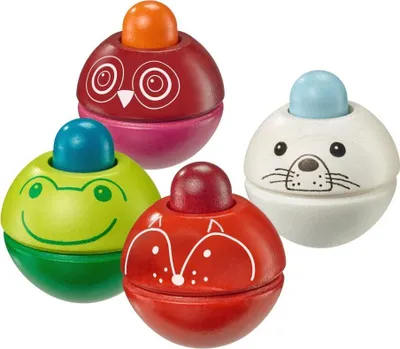 Produktbild von Selecta 61059 Babywelt Greifling Animino Quietschkugel - Tiere