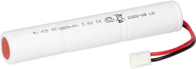 Produktbild von Akku für Notleuchten NiCd 3,6V 1,8Ah kompatibel NLK5U013SC