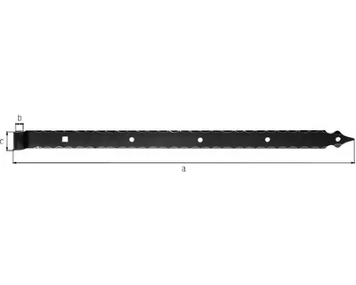 Immagine prodotto di Nastro per tapparelle Alberts nero in rotolo Ø16 mm dimensioni 820 x 45 mm