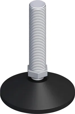 Produktbild von coaxis®-Stellfuß 65 x 45 x 20 mm Maß D: M10, (Kunststoff) glatt schwarz