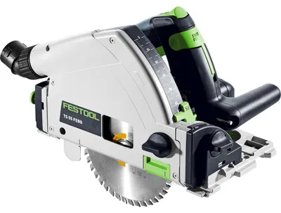 Produktbild von Festool Tauchsäge TS 55 FEBQ Plus FS Führungsschiene 1400/2 FSZ 120 SYS3 M 337