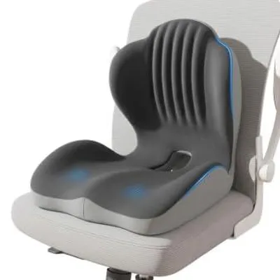 Zdjęcie produktu dla Ergonomiczna poduszka do siedzenia, krzesło biurowe, poduszka ortopedyczna, pianka memory z oparciem
