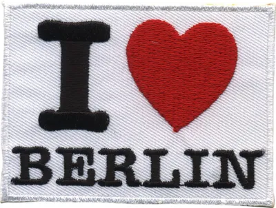 Produktbild von Aufnäher - I love Berlin - Patch