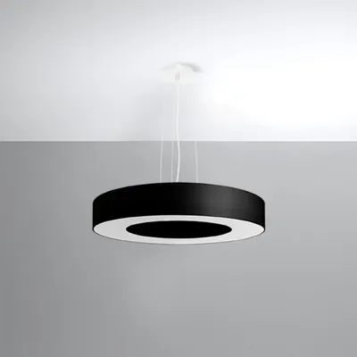 Obrázek produktu pro Saturno Slim 50 SOLLUX závěsné světlo černé