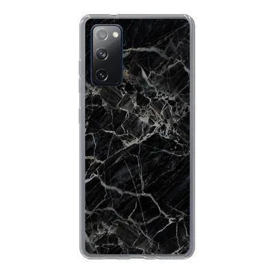 Produktbild von MuchoWow® Handyhülle Schutzhülle Hülle für Samsung Galaxy S20 FE Marmor - Schwarz - Weiß Silikon Softcase Handy Hülle - Abdeckung