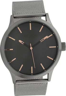 Produktbild von Oozoo Herren Armbanduhr silber Timepieces Edelstahlarmband D2UOC10056