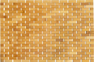 Produktbild von QUVIO Bambus-Badematte 70 x 50 cm - Rollbare rutschfeste Badematte Holz - Duschmatte - rutschfeste Matte - rutschfeste Badematte - Braun