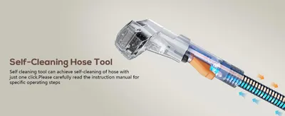 Immagine prodotto di Aspiralavatrice e aspirapolvere C5 - 500 W - Efficace rimozione dei peli di animali - Serbatoio da 1.500 ml - Adatta per tappeti, divani e interni auto - Spina di tipo europeo
