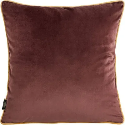 Produktbild von Dekorativer Kissenbezug Sofakissen VELVET 56 C 45x45 dunkelrot
