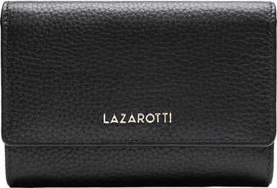 Produktbild von Lazarotti Leder Geldbörse Bologna Leather Zip Wallet With 15 Card Slots Black schwarz