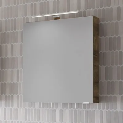 Obrázok produktu pre Zrkadlová skrinka Steinkamp Living 2.0, šírka 60 cm, s 1 dvierkami a LED osvetlením