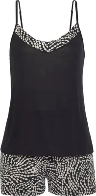 Produktbild von LASCANA Shorty 2 -teilig schwarz-weiß gepunktet Größe 32/34