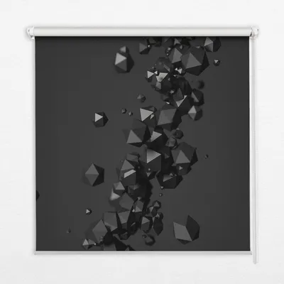 Produktbild von Seitenzug-Rollo Fensterrollo Jalousie - Lichtdurchlässig Springrollos - 110x180 cm - Fallende Klumpen