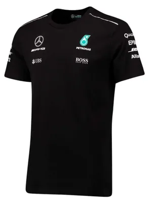 Produktbild von 2017, Schwarz, Mercedes Rundhals Kinder Team T-shirt 116
