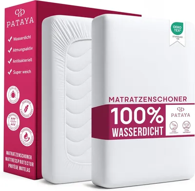 Obrázok produktu pre Chránič matracova 90 x 200 cm, vodotesný, biely, pre spálňu
