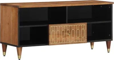 Produktbild von TV-Schrank 100x33x46 cm Massivholz Mango