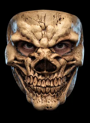Produktbild von Schädel Skelett - Horror Halloween Maske Fasching