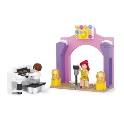 Zdjęcie produktu dla Sluban Girls Dream scena muzyczna 109 elementów M38-B0521