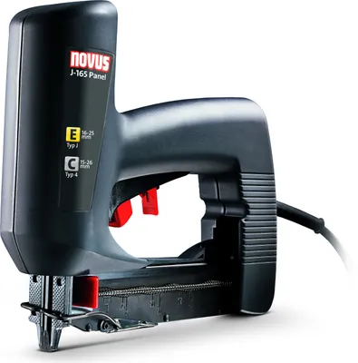 Produktbild von Novus Elektrotacker Novus J 165 EC Paneltacker für Schmalrückenklammern bis 26 mm und Nägel bis 25 mm