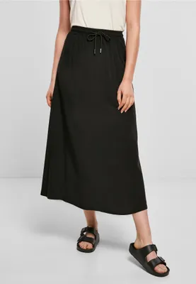 Immagine prodotto di Urban Classics Donna Gonna midi in viscosa nera - L