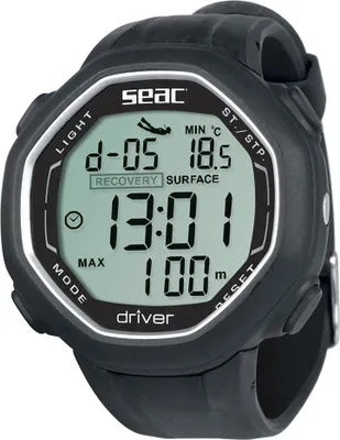 Produktbild von Seacsub Driver Speerfischcomputer Schwarz  Schwarz One Size