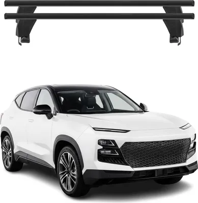 Image de Barres de toit Menabo « Grundtäger » pour Sportequipe 6 2022-2026, aluminium noir, 2 pièces