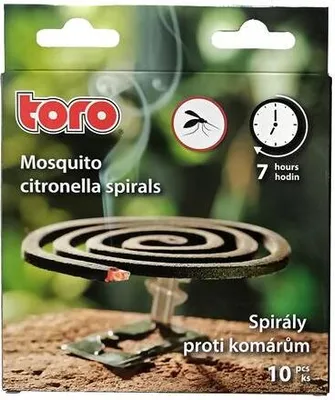 Obrázek produktu pro Spirály Citronela Proti Komárům 10Ks7H Doba Hoření
