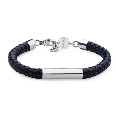 Produktbild von Armbanden   Leder Sagapò Silber   Kollektion  - mann